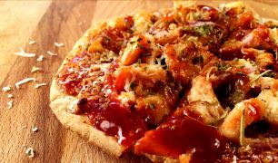 BBQ Chicken Pita Pizza Recipe
