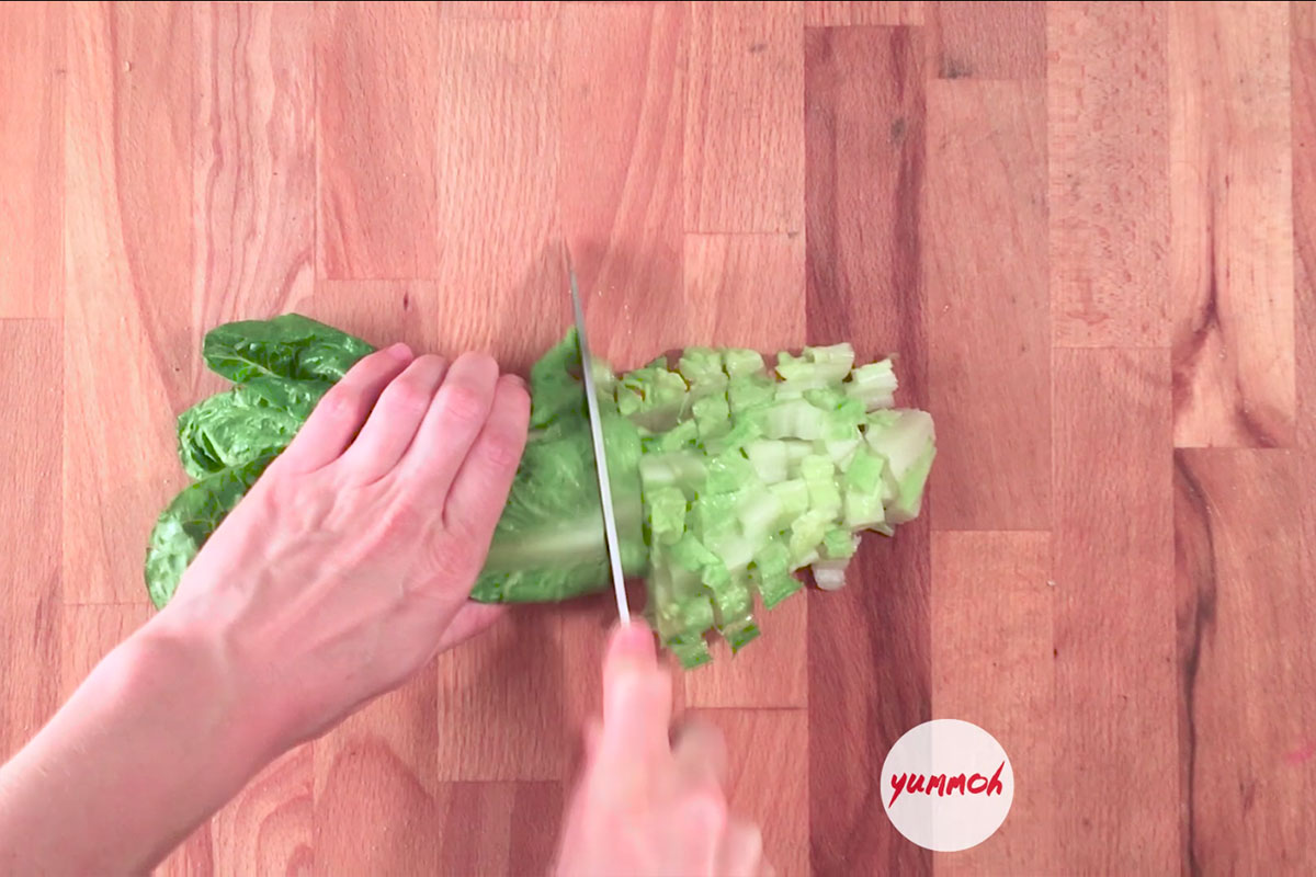 Caesar Salad With Chicken Step 3 Caesar Salad With Chicken Step 3