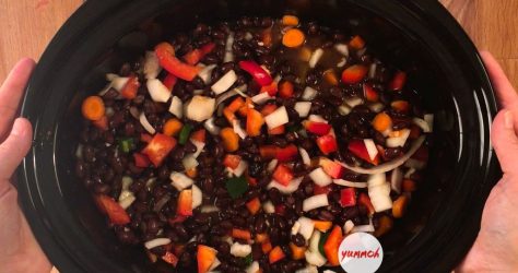 Slow Cooker Black Bean Soup Recipe