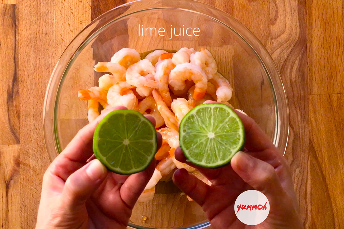 Honey Lime Shrimp Recipe Step 1