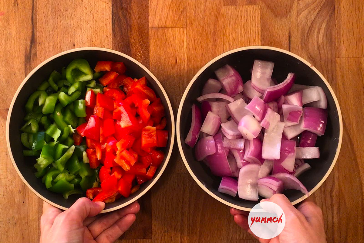 Simple Turkey Sausage Skillet Recipe Step 2